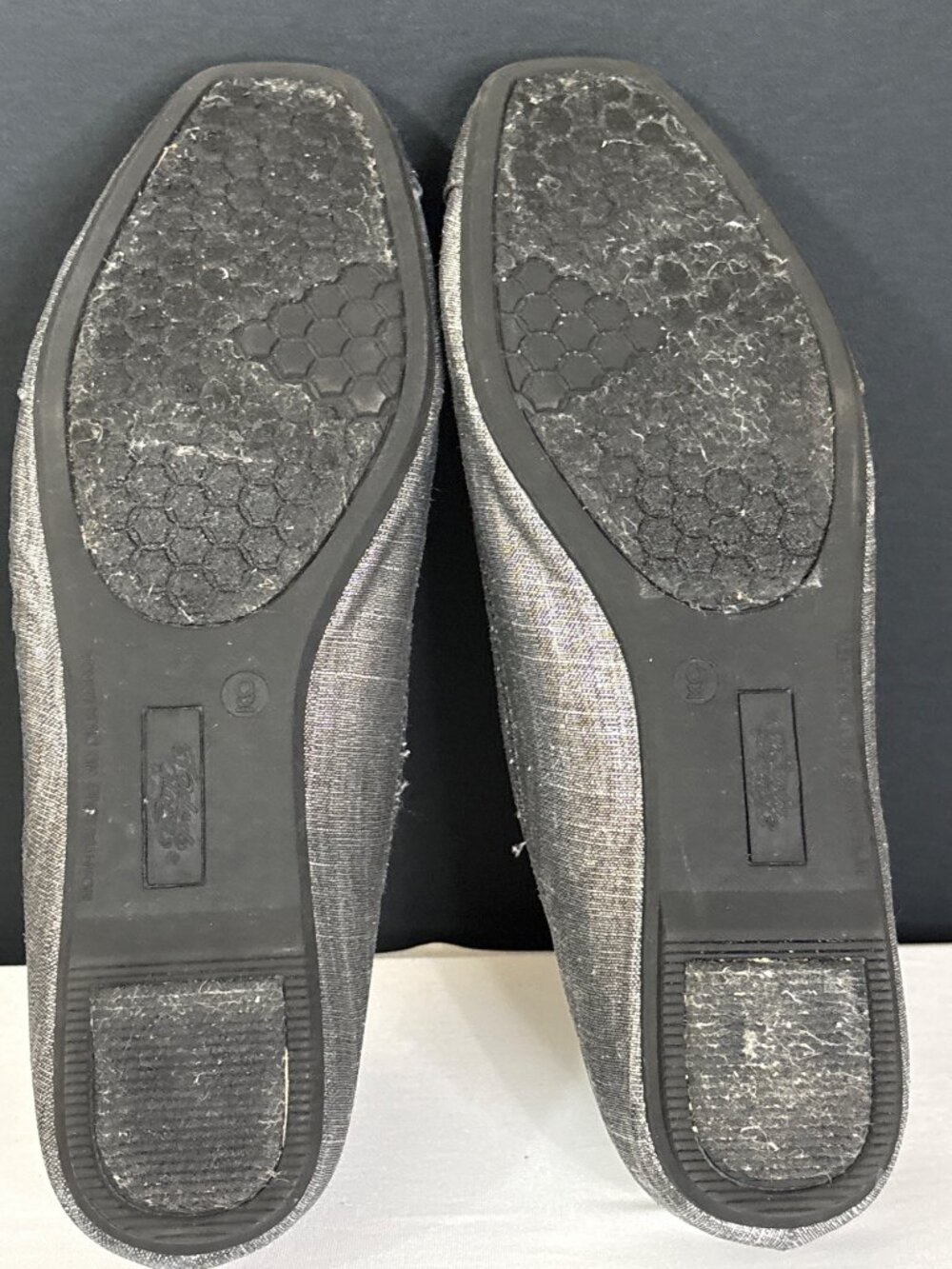 Faded Glory Women's Flats Shimmery Ballet Size 9 Slip-On Shoes Leopard Print - Picture 8 of 9